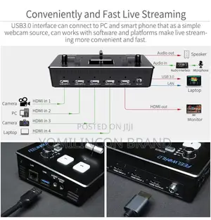Feelworld LIVE PRO L1 Multicamera Video Switcher