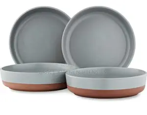 Barbary Oak Verona Pasta Bowls, Set