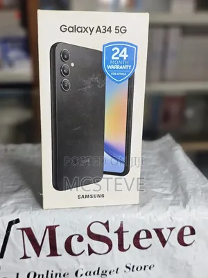 New Samsung Galaxy A34 5G 128 GB Black