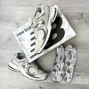 Bape New Balance 2002R Camo Grey
