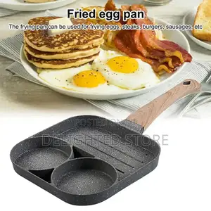 3 Holes Thickened Nonstick Induction Frying Pan