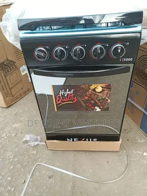 Brand New Nexus 4borner All Gas Standing Cooker>>Silver>>