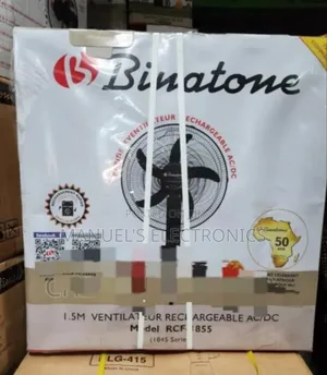 Binatone 18inch Rechargeable Standing Fan Copper Coil