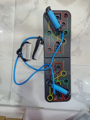 Push Up Board and Resistance Rope