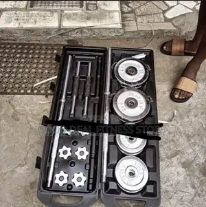 50kg Box Dumbbell and Barbell Set