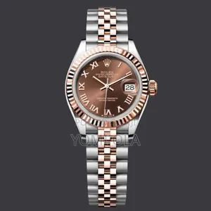 Rolex Lady-datejust Rose Gold And Steel Watch