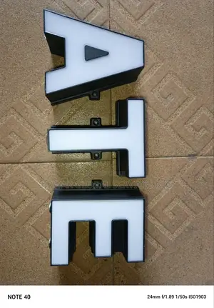 Fancy Alphabetical Wall Lamp