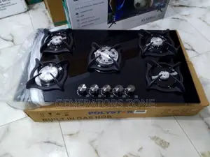 Long-Lasting Pv-Ba8705agps(Built in 5 Burner Gas Hob)Black