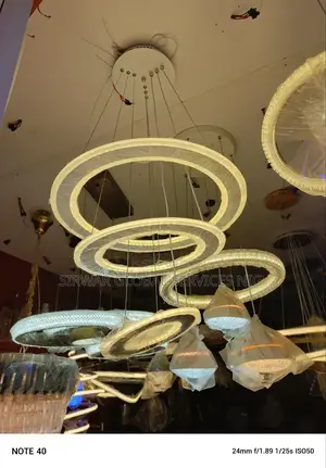 Dropping Chandelier White Body