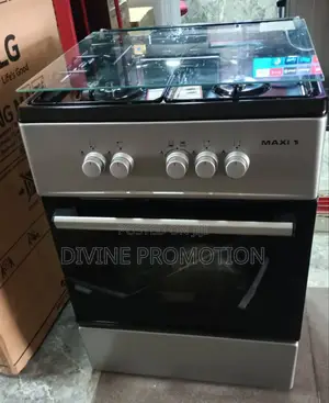 50*50cm, Maxi Gas Cooker (4 Burner Gas) With Oven