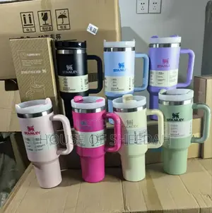 Stanley 40 Oz Tumbler With Handle and Straw Lid