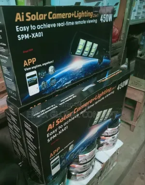 Solar Camera With Street Light 4g Using Sim 155000 V380app