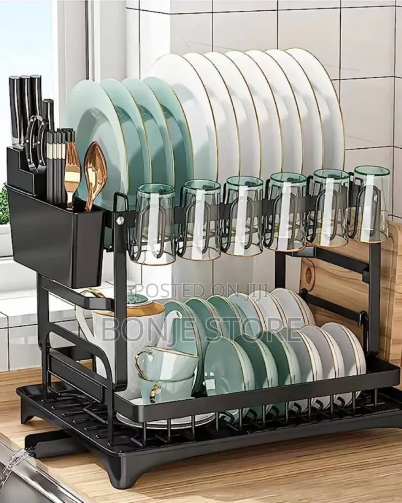 2 Step Dish Drying Rack/ 2 Step Plate Rack