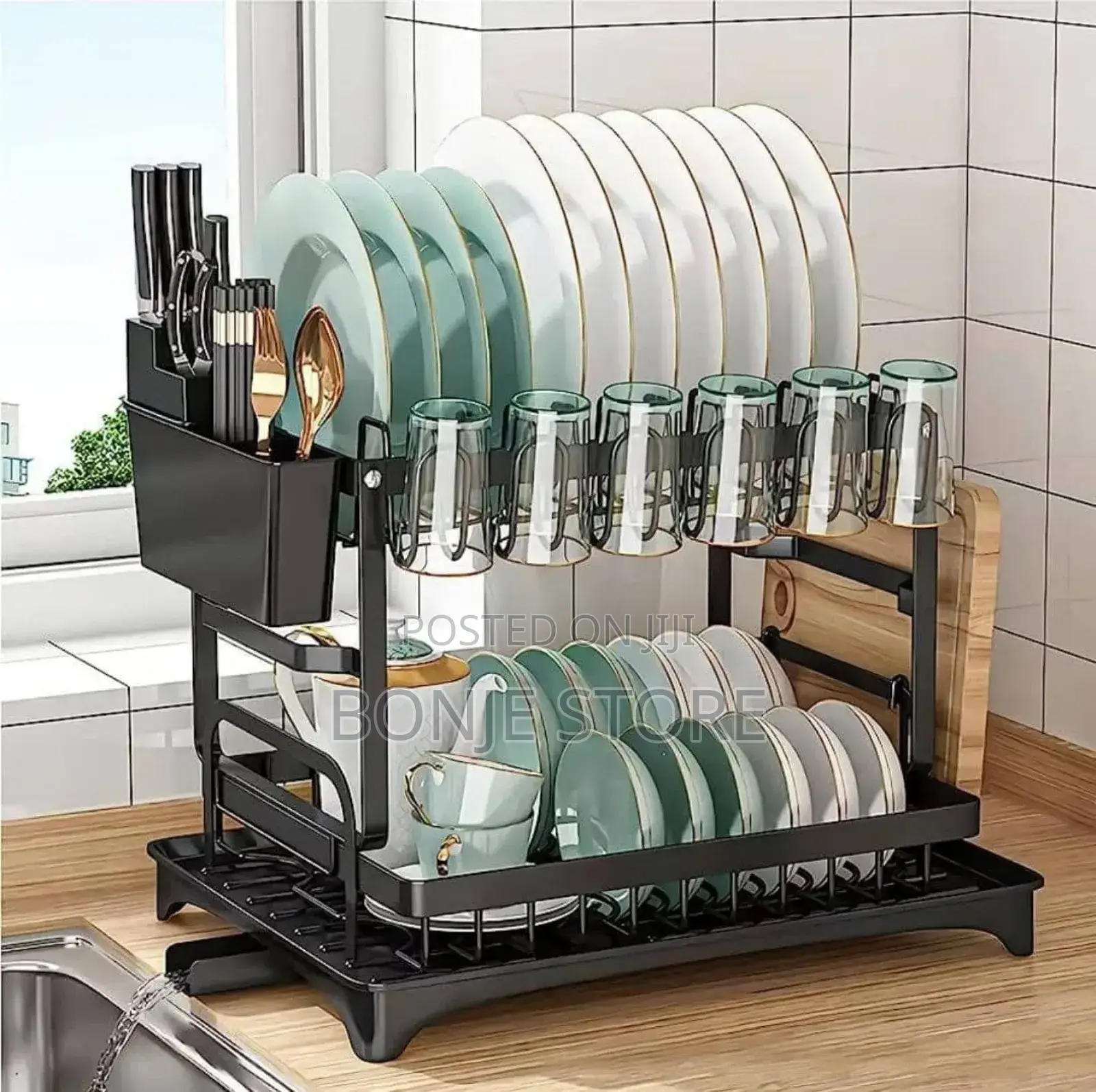 2 Step Dish Drying Rack/ 2 Step Plate Rack