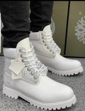 White Timberland Boots