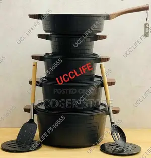 UCC LIFE Block Quality Induction Pot Avail in BLACK GRAY