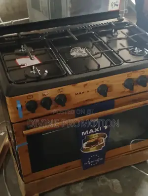 Maxi Gas Cooker Wooden Color, 60*90cm