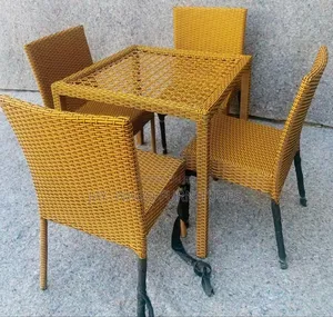 4 Seater Plastic Table With Quality Chairs