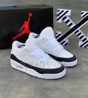 Original Air Jordan 3 Retro Fragment Designs Sneakers