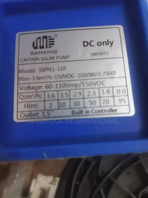 0.75hp Samking Solar Submersible Pump