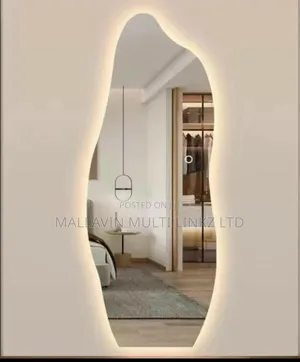 Hanging Wall Mirror Irregular Design Led Full Length Mirror