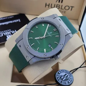 Hublot Automatic Green Dial Wristwatch