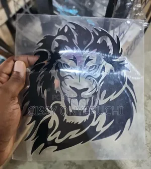 Lion Head Car Sticker