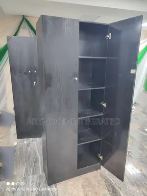Wooden Bookshelf Two Doors