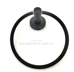 Matt Black Bathroom Accessories Set