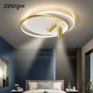 Led Ceiling Fitting Chandelier With 2 Track Lights