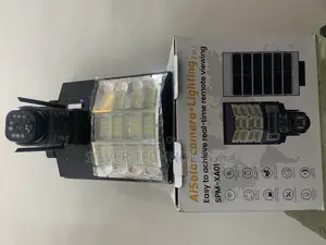 Solar Street Light With Dual Lens and Solar Panel