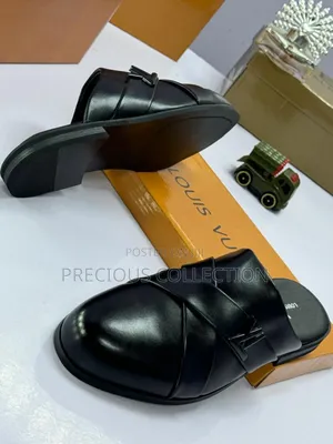 Mens Top Quality Classic Leather Half Shoes