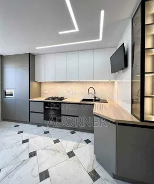 Luxury Kitchen Cabinets With High Gloss Material