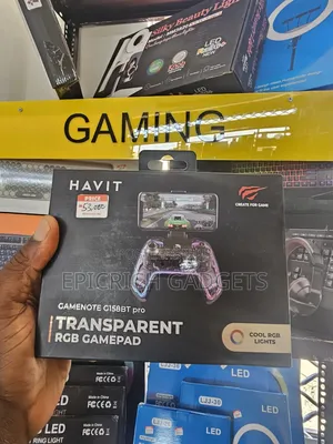 HAVIT Transparent RGB Wireless Controller Gamepad