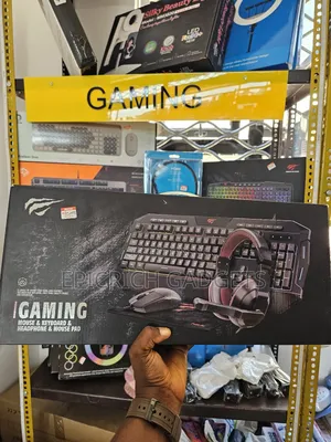 Havit 4-in-1 Gaming Kit With Keyboard Mouse, Headphone Pad