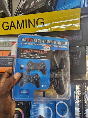 USB Twins Wireless Vibration Controller Gamepad for Computer