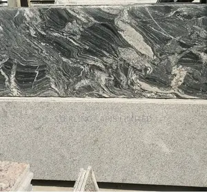 Water Wave Grey Marble Slab