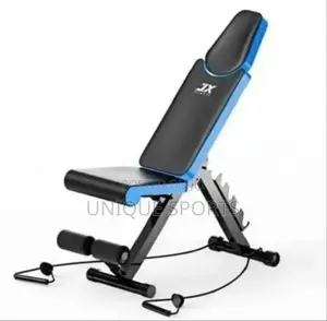 Adjustable Exercise Bench With Resistant Rope