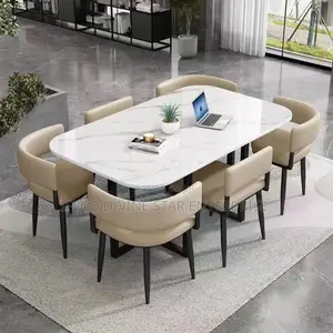 Compact 6-Seater Dining Table for Small Space