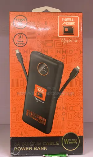 NEW AGE 12,500 Mah Powerbank