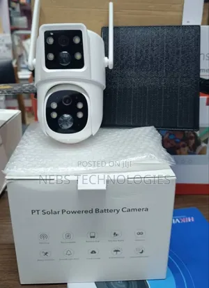 Ubox PTZ Dual Lens Solar Camera 6mp With Sim Card Slot
