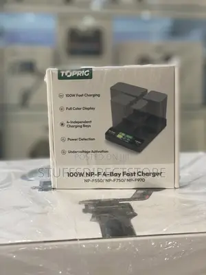 Accsoon TOPRIG 100W 4-Bay NP-F Fast Charger