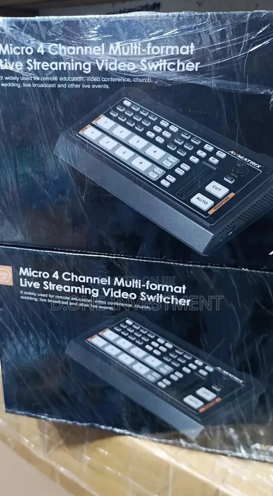 Avmatrix Micro 4channels Multi Live Streaming Video Switcher