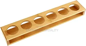 Bamboo Tequila Shots Holder Rack