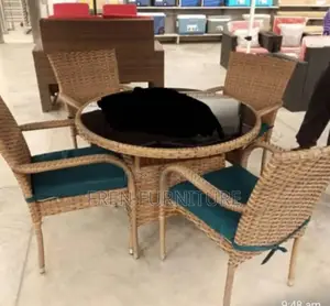 High Quality Rathan Chairs With Centre Table