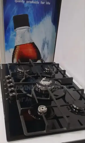 Polystar Hob,90*60cm, Glass Top Gas Cooker, 5 Burner Gas