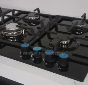 60cm Polystar Hob, 4 Burner Glass Top Built in Gas Cooker