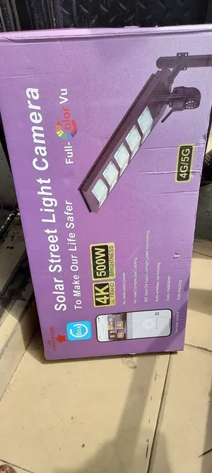 Solar Street Light With CCTV Camera(500 Watts)