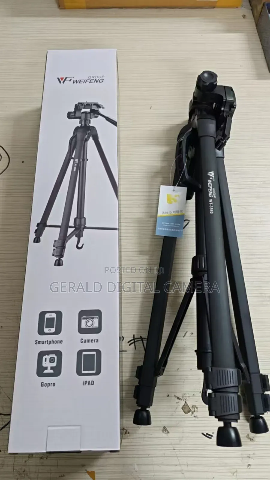 Camera Wefieng WT-3560 Tripod Stand for Camera
