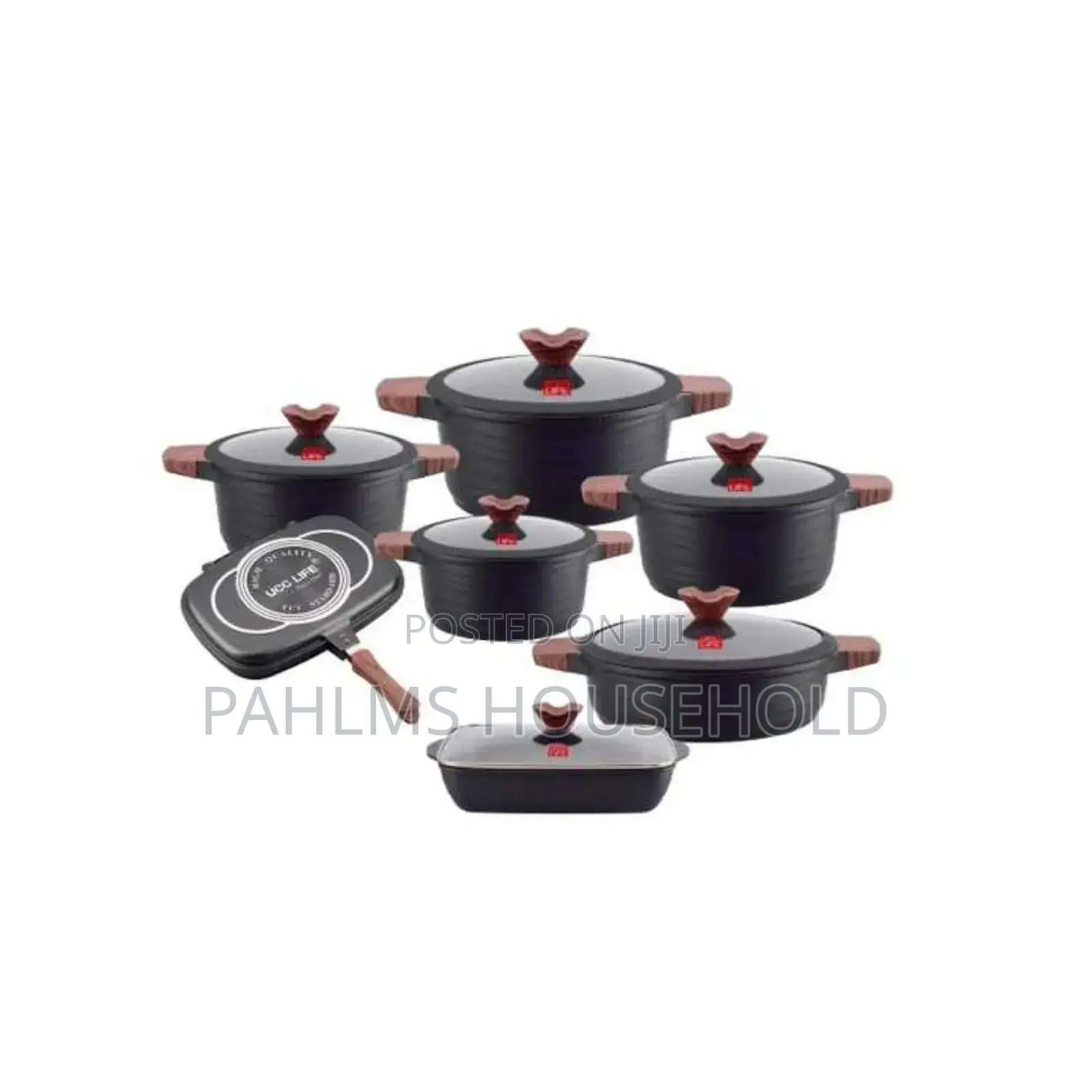 Ucc-Life Granite Nonstick Cookware Set